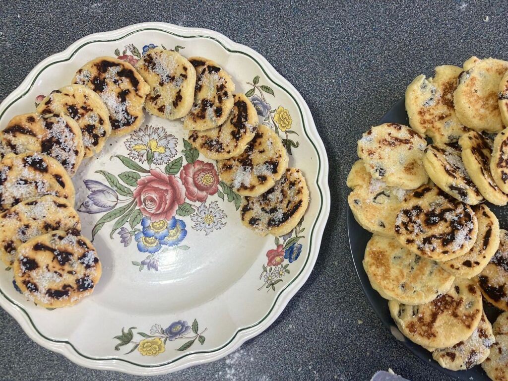 Welsh cakes on a plate